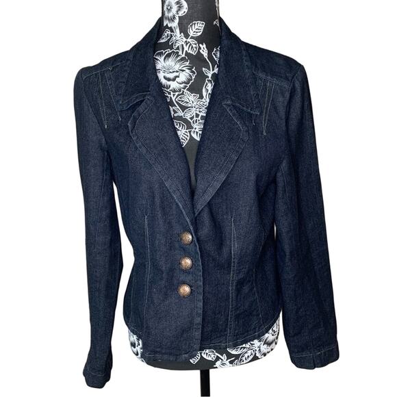 Anthropologie Burning Torch Preppy  Blazer - Picture 1 of 5